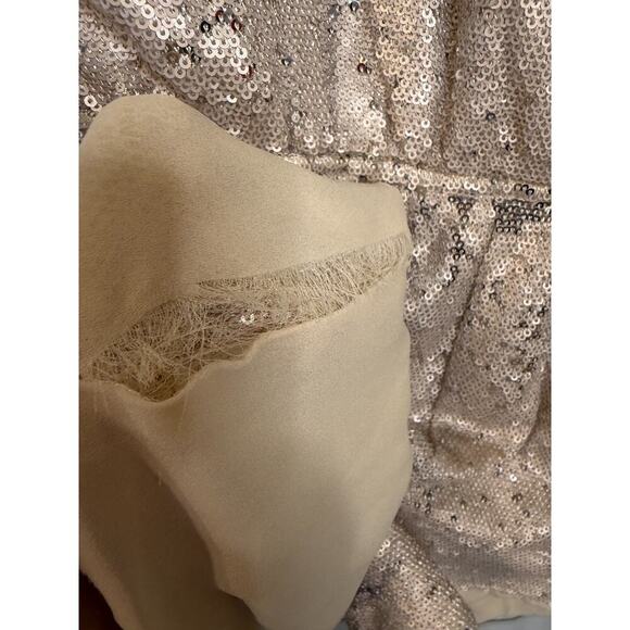 The Impeccable Pig Size SM Gold Sequin Romper Fun for Holidays! - Picture 5 of 8